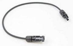 PV.AKZ.MM.MF.0100.6 Solar connection cable MC4 M+F 6mm. black