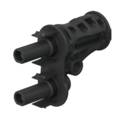 HIS751058 Stäubli 751058 MC4 EVO 2 Y-Connector socket Female + Female + Male for 2.5-10mm2 751058