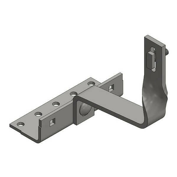 Rvs Strongline dakhaak - 3x adjustable - twist + hamerkopbout + kraagkartelmoer - 747845