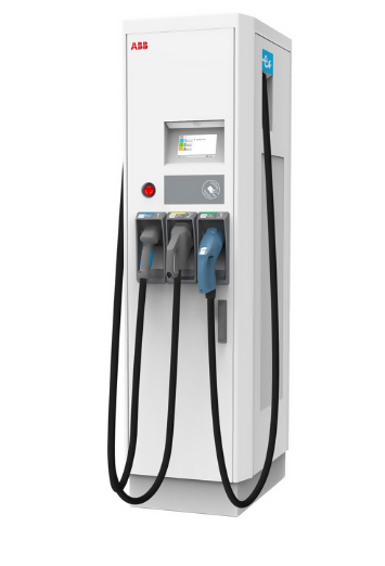 ABB-6AGC080560 ABB Laadpaal Terra CE 54 HV CJG 22 0-7M-0-0, 50kW-DC 22kW-AC, CCS2+CHAdeMO+T2, 3x3,9m kabel 6AGC080560