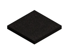 Rubber tegeldrager 100x100x10mm