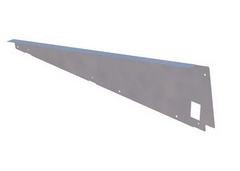 Enstall Connect zijplaat, landscape, rechts, blank