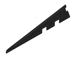 Verz zijplaat ValkPro+ L10° universeel ZWART