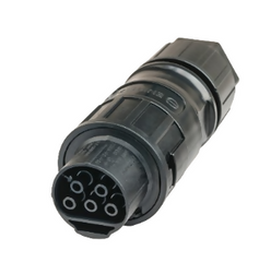 3 Fase Female fieldwireable Connector Q kabel