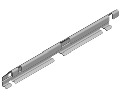 Verz koppelplaat draadgoot h=35 clip-on