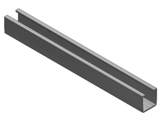 Alu trapezium profiel L=480mm - 340-400mm + EPDM