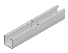 VDV7272400 Van der Valk 7272400 Trapezium profile L=2400mm 7272400