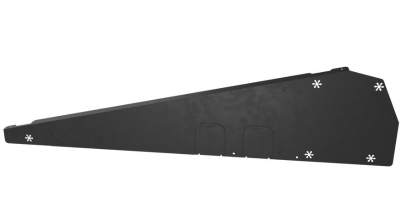 FlatFix Fusion Winddeflector rechtsZW(basisprofiel 1030-1077