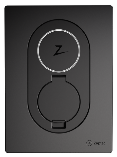 ZAP-ZM000688 Zaptec Laadpaal ZM000688 Zaptec GO, 22 kW, Type 2, Socket, Asphalt Black ZM000688