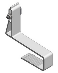 Alu Slimline dakhaak 40-50mm - TWIST + hamerkopbout + kraagk