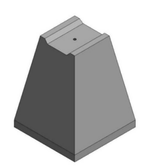 Betonnen fundatieblok ValkPro+ 200 x 200 x 260 - 15.59kg