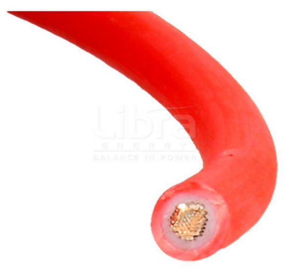 SOL1345937-0100 PV-kabel Solen Kablo, 1345937 H1Z2Z2-K DCA 6mm2, Rood 100m, Ø 5.9mm 1345937-0100