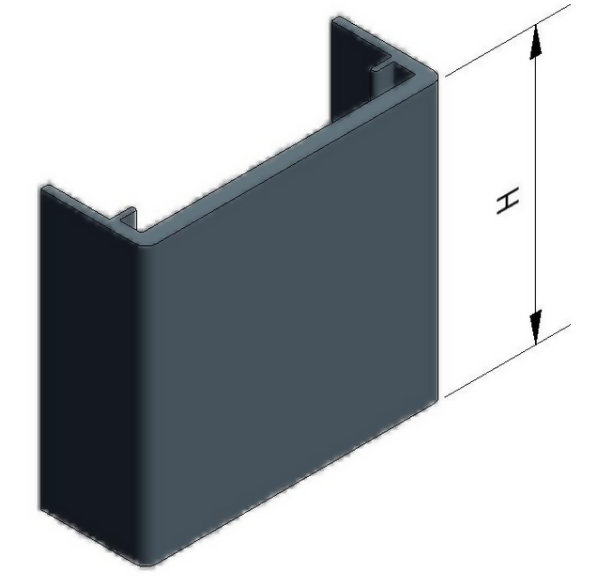 VDV721595030ZW Van der Valk 721595030ZW Geanodiseerde eindkap 30 mm tbv paneelklem ZW 721595030ZW