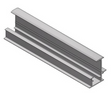 VDV700304006650 Van der Valk 700304006650 Alu inleg profiel MIDDEN H40mm L6650mm 700304006650