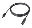 STA-13002820-100 Stäubli Accessoire DC Extensiekabel 4mm2, Zwart 1m, Geassembleerd met Stäubli MC4 M+F 13002820-100