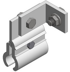 Alu Kalzip klem (Side+ profielen horizontaal)