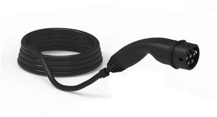 FME-BE39999-1000-18 Bals accessoire 32A, 3-Fase, T2, 5M, zwart, kabel voor Alfen laderslaadunits BE39999-1000-18