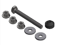 ValkSolarFix - Ss. monting set M10 + sealing ring - 150mm