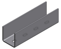 Gegalvaniseerd koppelstuk C-60 profiel