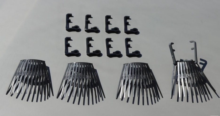 Solarguard Pro Vogelwering Hoekstuk 4st + 8 klemmen UNI