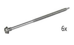 VDV747644 Van der Valk 747644 ValkSolarFix - Dakschroeven 4,8x280mm - 6x 747644