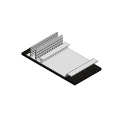 Alu panel support rear foot ValkPro+ (base) 150mm - 724721