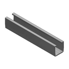 Aluminum trapezoid profile L=280mm - center-to-center measurement crowns 120 - 200mm + EPDM - 7269280
