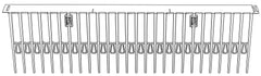 BirdBlocker H= 125mm (60 x 0.5m + 250 clips) - 756003