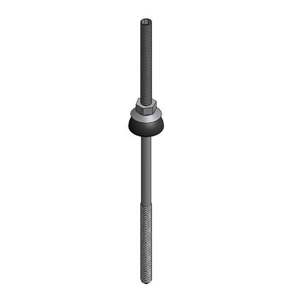 Stainless steel hanger bolt M10x226 - 747934