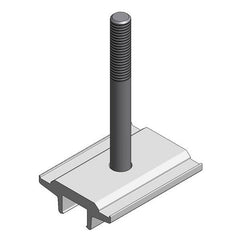 Aluminum counter plate with stainless steel bolt M8X75mm for elevated system - 724075