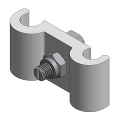 Alu hanger bolt clamp + hammer head bolt + lock nut - 721100